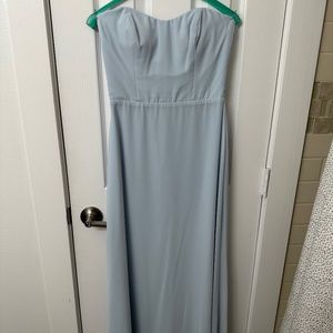 Amsale strapless dress